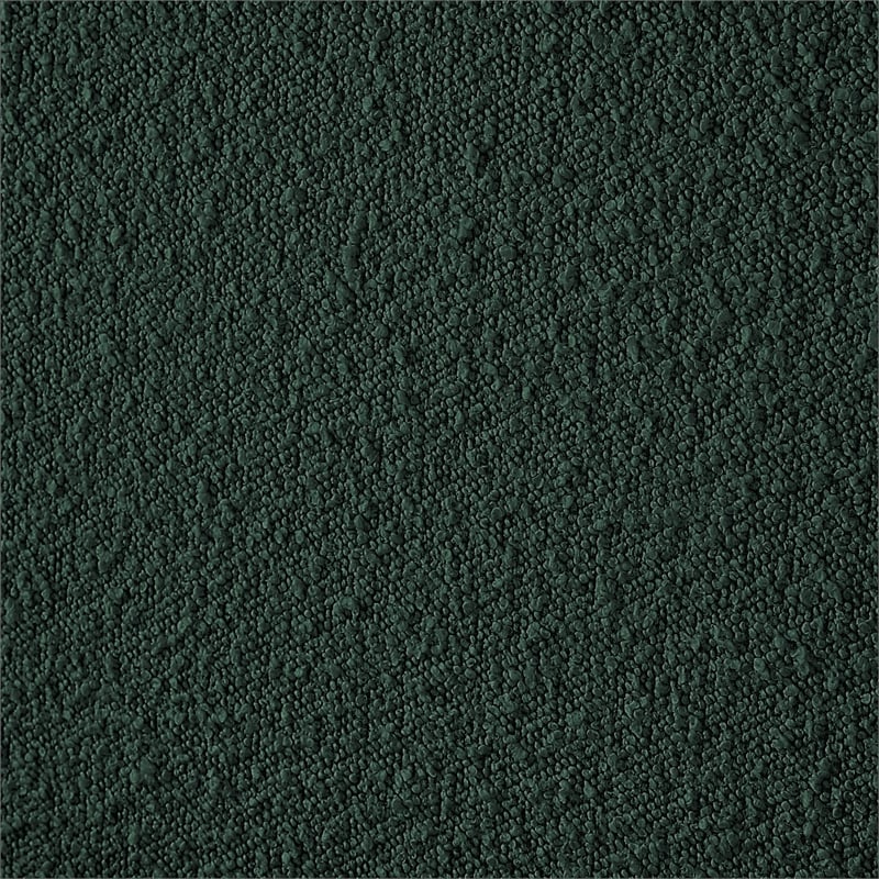 Meridian Furniture Eden Contemporary Boucle Fabric Queen Bed in Green