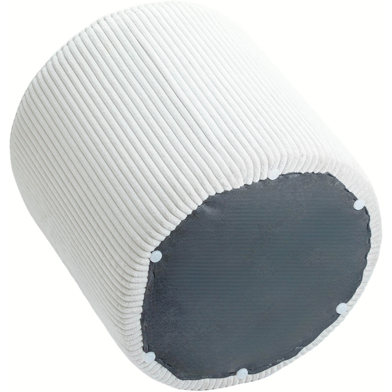 Meridian Furniture Roy Cream Ottoman/Stool