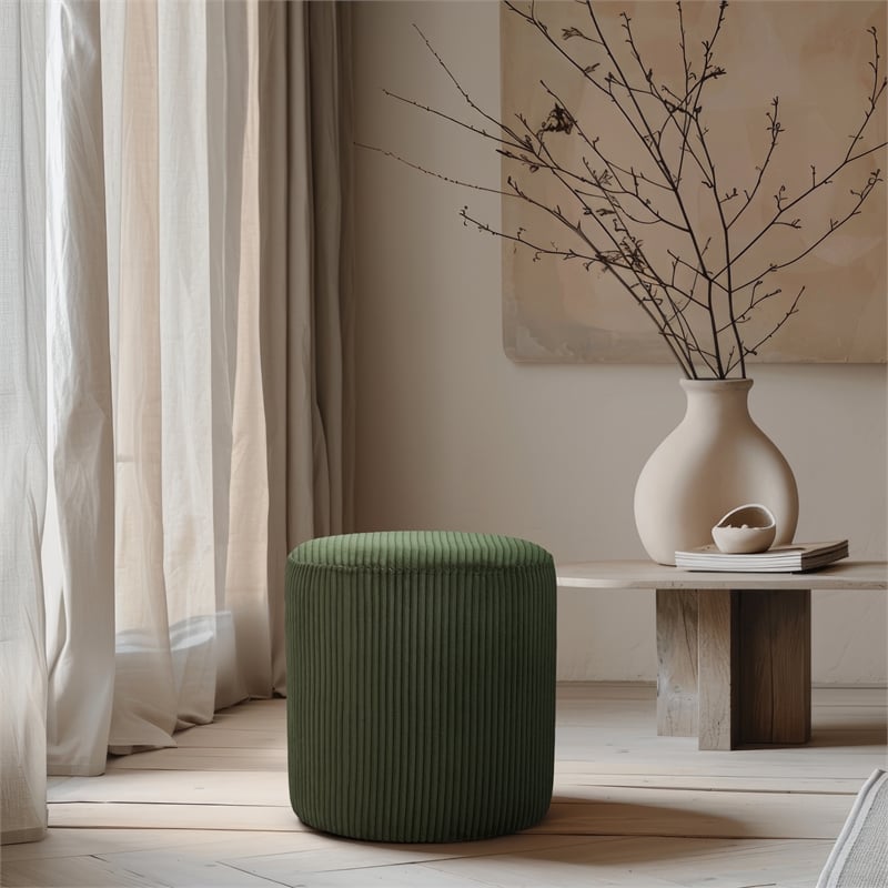 Meridian Furniture Roy Green Ottoman/Stool