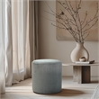 Meridian Furniture Roy Grey Ottoman/Stool