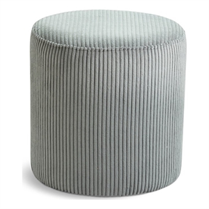 meridian furniture roy grey ottoman/stool
