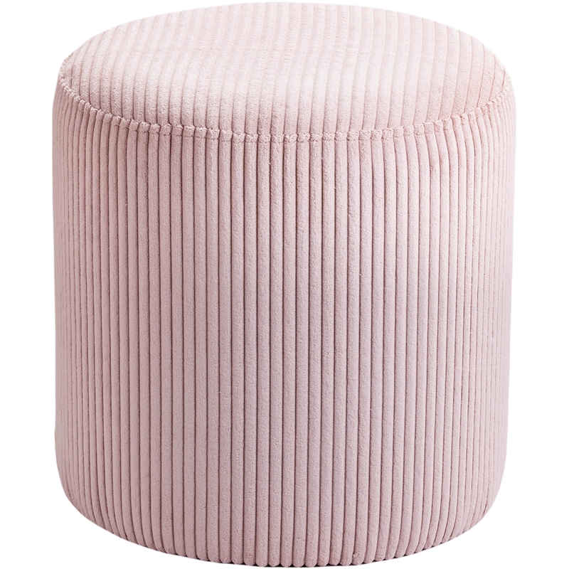 Meridian Furniture Roy Pink Ottoman/Stool