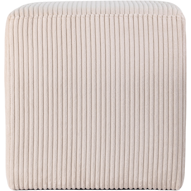 Meridian Furniture Roy Beige Ottoman/Stool