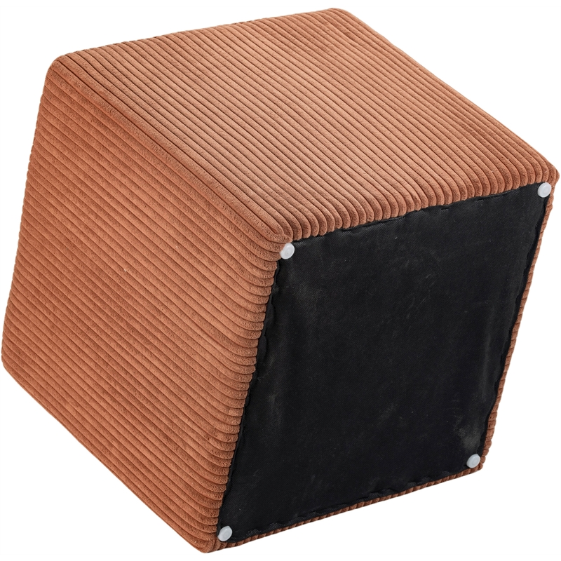 Meridian Furniture Roy Cognac Ottoman/Stool