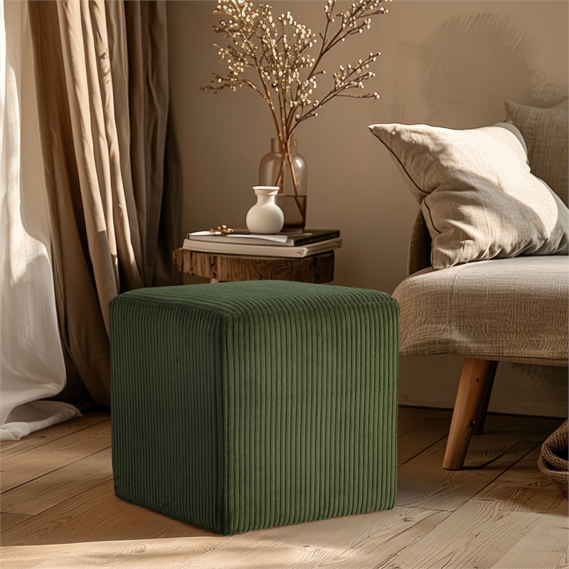 Meridian Furniture Roy Green Ottoman/Stool