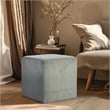 Meridian Furniture Roy Grey Ottoman/Stool