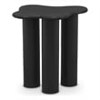 Meridian Furniture Romaine Contemporary Iron Metal End Table in Matte Black