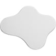 Meridian Furniture Romaine Contemporary Metal Coffee Table in White