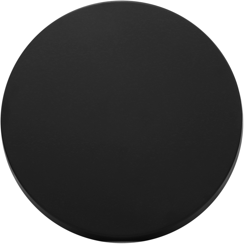 Meridian Furniture Rhodes Contemporary Metal End Table in Matte Black