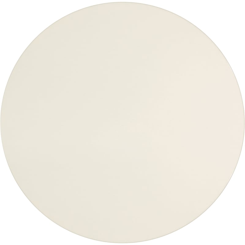 Meridian Furniture Rhodes Contemporary Metal Coffee Table in Cream