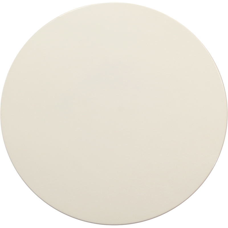 Meridian Furniture Rhodes Contemporary Metal End Table in Cream