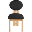 Meridian Furniture Napa Black Boucle Fabric Dining Chair (Set of 2)