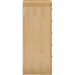 Meridian Furniture Siena Natural Ash Wood and Natural Cane Chest