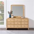 Meridian Furniture Siena Natural Mirror