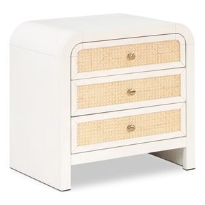 Meridian Furniture Siena White Night Stand