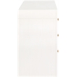 Meridian Furniture Siena White Ash Wood and Natural Cane Dresser