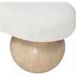 Meridian Furniture Bowies Cream Bench