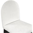 Meridian Furniture Waldorf Cream Chenille Fabric Dining Side Chair