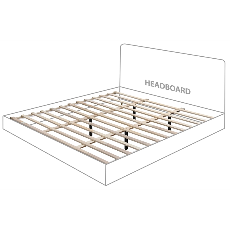 Meridian Furniture Vaughn Grey Chenille Fabric King Bed