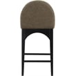 Meridian Furniture Waldorf Olive Boucle Fabric Stool