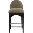 Meridian Furniture Waldorf Olive Boucle Fabric Stool