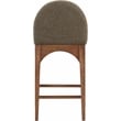Meridian Furniture Waldorf Olive Boucle Fabric Stool