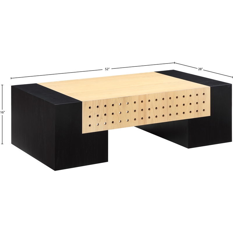 Meridian Furniture Mondrian Black Coffee Table