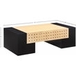 Meridian Furniture Mondrian Black Coffee Table