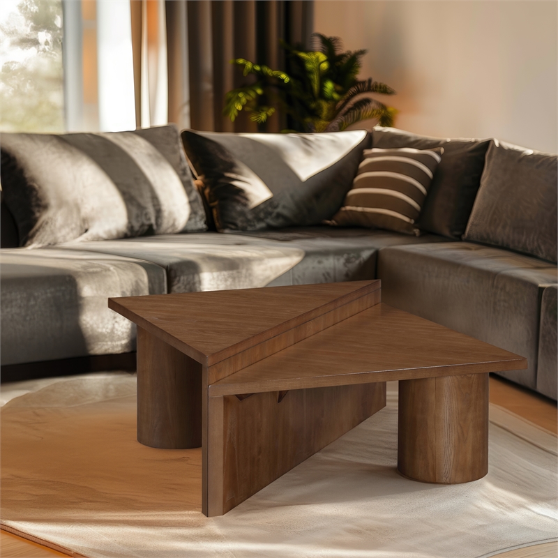 Meridian Furniture Pavillion Walnut Coffee Table