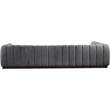 Meridian Furniture Quinn 5-Piece L-Shaped Fabric Modular Sectional in Dark Gray