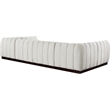 Meridian Furniture Quinn 6-Piece U-Shaped Fabric Modular Sectional in Cream