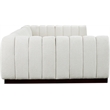 Meridian Furniture Quinn 6-Piece U-Shaped Fabric Modular Sectional in Cream