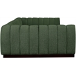 Meridian Furniture Quinn 6-Piece U-Shaped Fabric Modular Sectional in Green