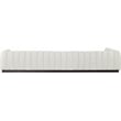 Meridian Furniture Quinn 6-Piece L-Shaped Fabric Modular Sectional in Cream