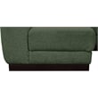 Meridian Furniture Quinn 6-Piece L-Shaped Fabric Modular Sectional in Green