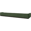 Meridian Furniture Quinn 8-Piece L-Shaped Fabric Modular Sectional in Green