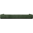 Meridian Furniture Quinn 9-Piece U-Shaped Fabric Modular Sectional in Green