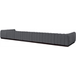 Meridian Furniture Quinn 9-Piece U-Shaped Fabric Modular Sectional in Dark Gray