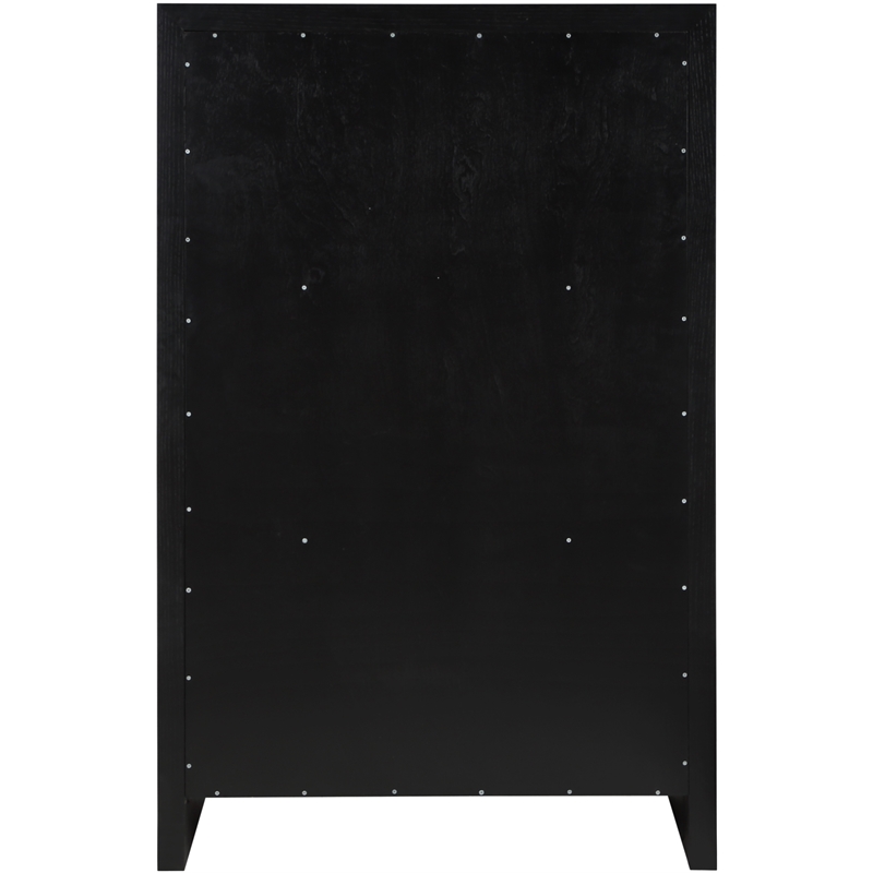 Meridian Furniture Fairfax Black Oak Veneer Chest