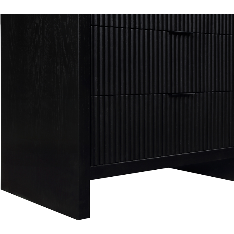Meridian Furniture Fairfax Black Oak Veneer Chest