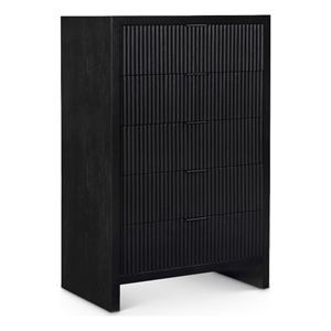 Meridian Furniture Fairfax Black Oak Veneer Chest