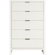 Meridian Furniture Fairfax Cream Oak Veneer Chest