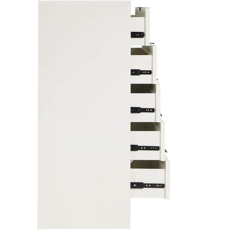 Meridian Furniture Fairfax Cream Oak Veneer Chest