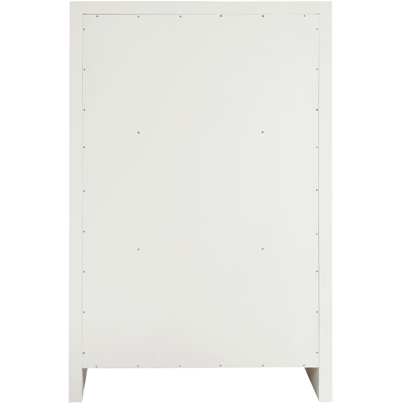 Meridian Furniture Fairfax Cream Oak Veneer Chest