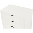 Meridian Furniture Fairfax Cream Oak Veneer Chest