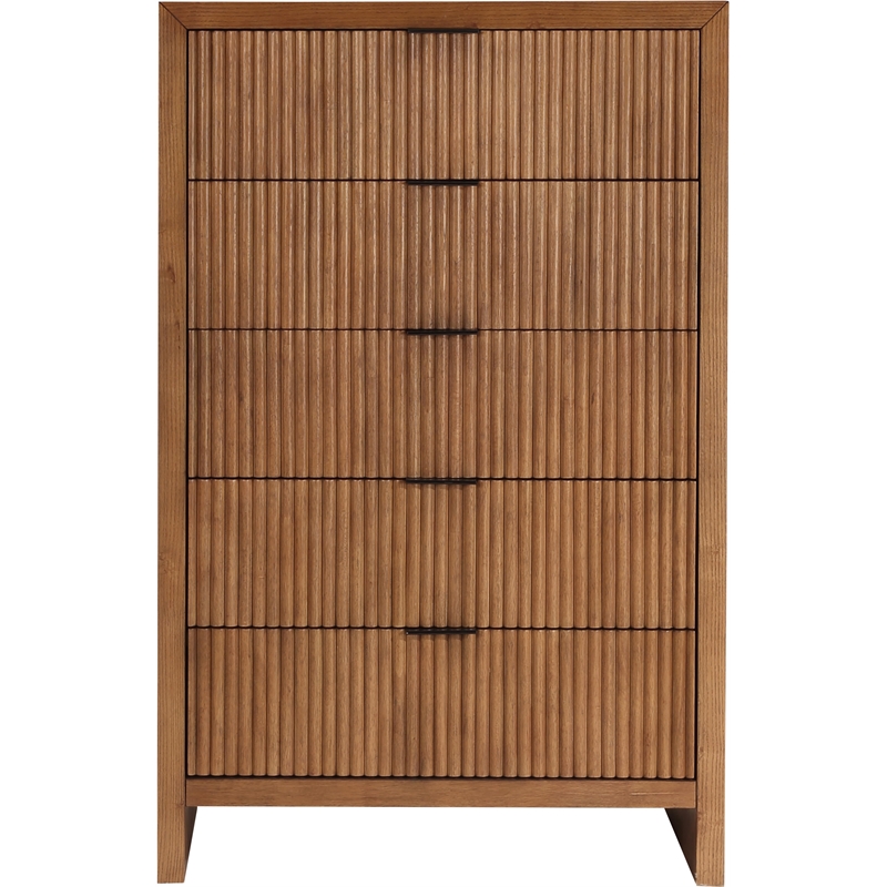 Meridian Furniture Fairfax Walnut Oak Veneer Chest