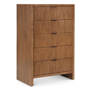 Meridian Furniture Fairfax Walnut Oak Veneer Chest