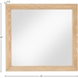 Meridian Furniture Fairfax Natural Mirror