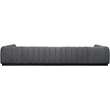 Meridian Furniture Quinn 7-Piece U-Shaped Fabric Modular Sectional in Dark Gray