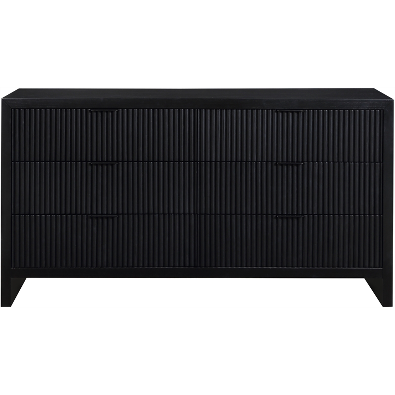 Meridian Furniture Fairfax Black Oak Veneer Dresser